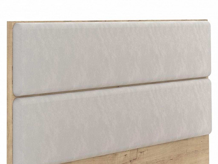 НМ 041.20 кровать Морти с ящиком Дуб Бунратти/белый/серый