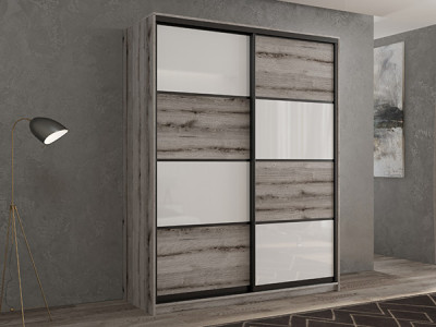 Шкаф-купе Кааппи 14 Эвок Окаменелый 150х45х230 см
