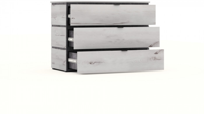 Модульная спальня "Ривьера" - Канадский дуб арктик/Бетон спаркс