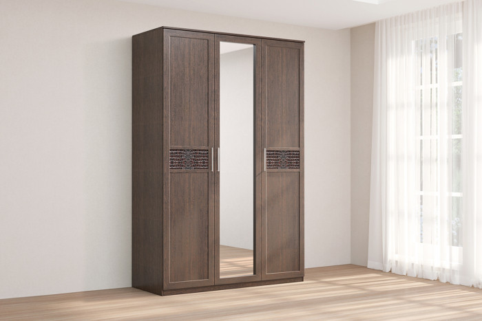 Кэт-4 Шкаф 3 створки, венге