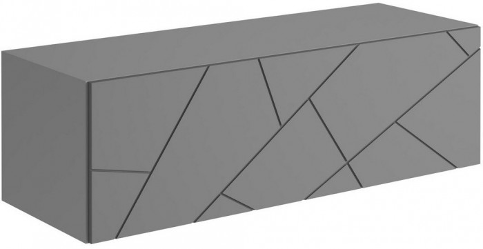 Модульная гостиная Гранж, композиция 1 (Серый шифер/Крафт золотой / Графит софт)