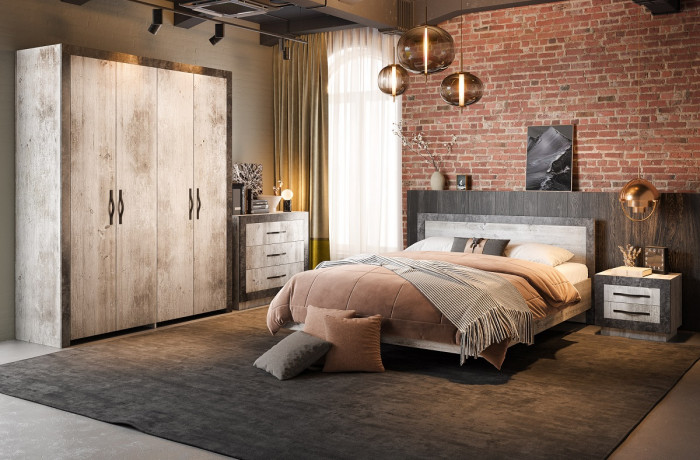 Кровать двуспальная 160х200 