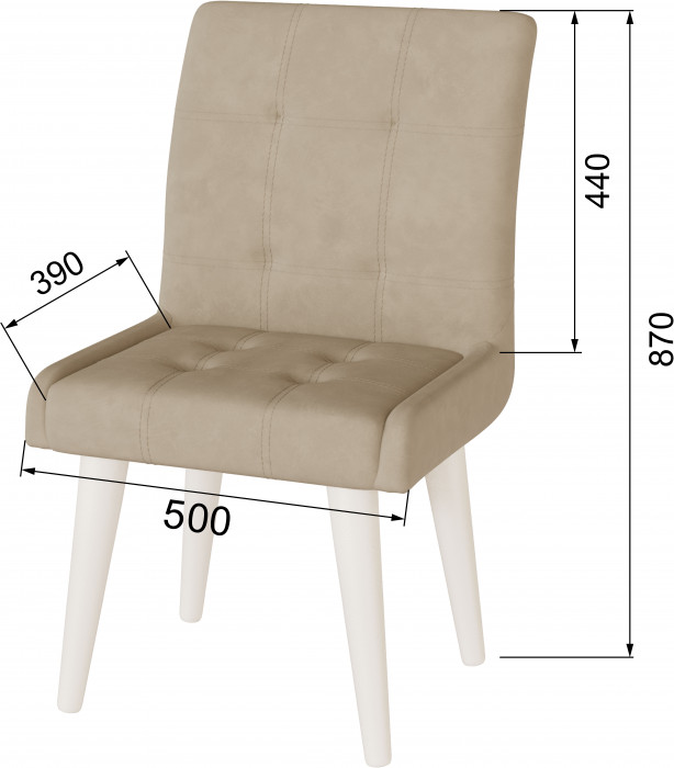 Стул Гира бежевый (береза)