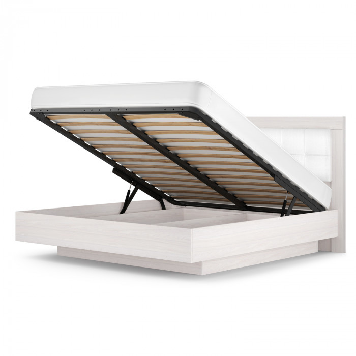 Кровать-5 с подъемным основанием 1800 экокожа Парма Нео