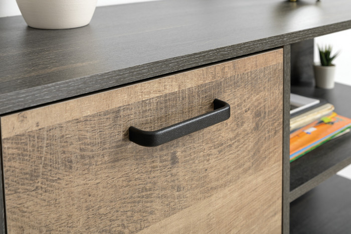 Трувор Прихожая 173, цвет дуб гранж песочный/интра, ШхГхВ 209х37х195 см., универсальная сборка