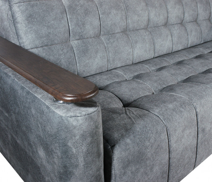 Диван-кровать Мадрид, книжка, 125х184, серый