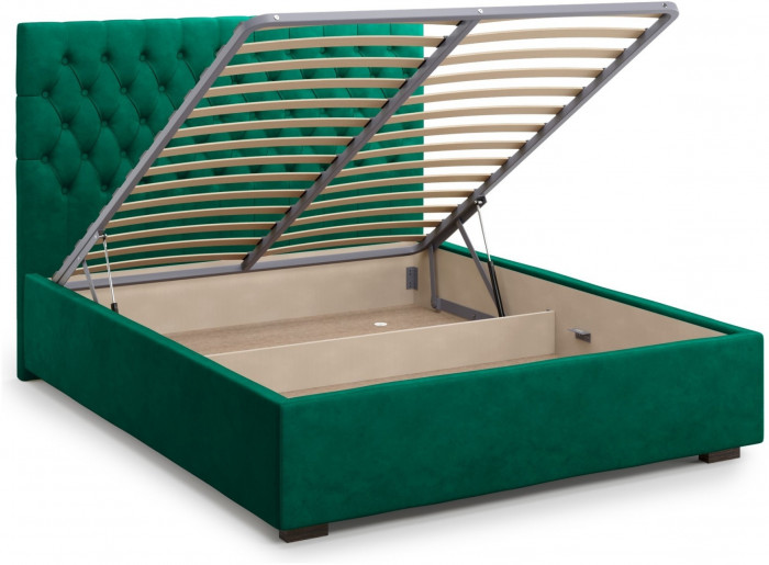 Кровать Nemi 140 с подъемным механизмом, Velutto 33