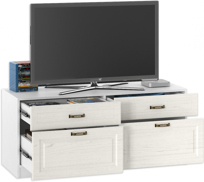 Ливерпуль Тумба, ясень ваниль/белый