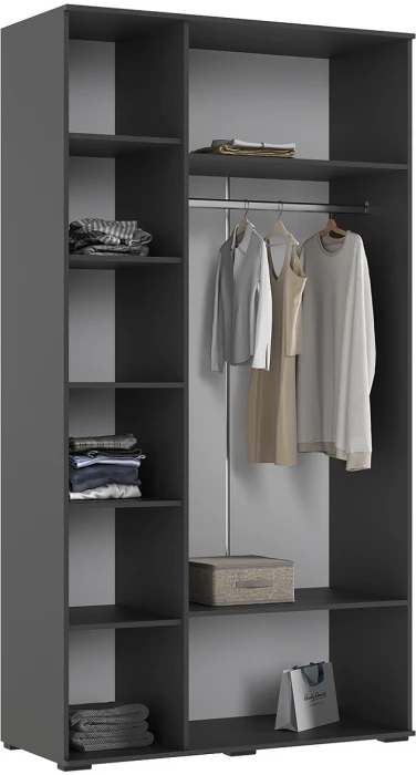 Норд Шкафы угловая композиция, Графит/Изумрудный