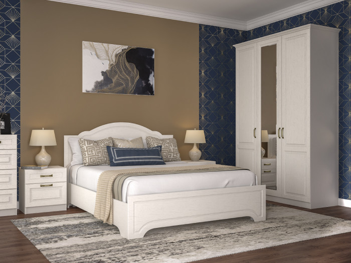 Ливерпуль Тумба 08.146, цвет ясень ваниль/белый, ШхГхВ 50х41,3х53,3 см.