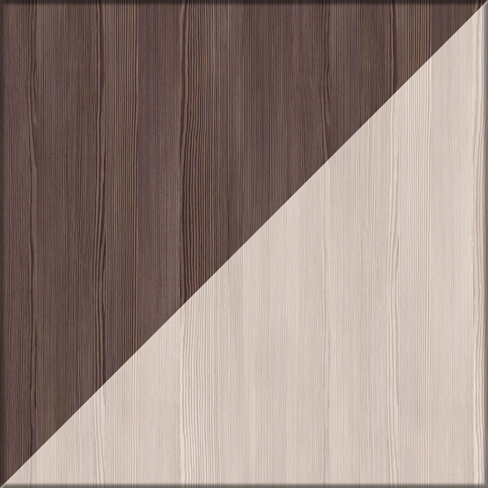 Лира ГК 2-3814бод.тем/св Вешалка с зеркалом, цвет бодега тёмный/бодега светлый, ШхГхВ 100х28х135 см., универсальная сборка