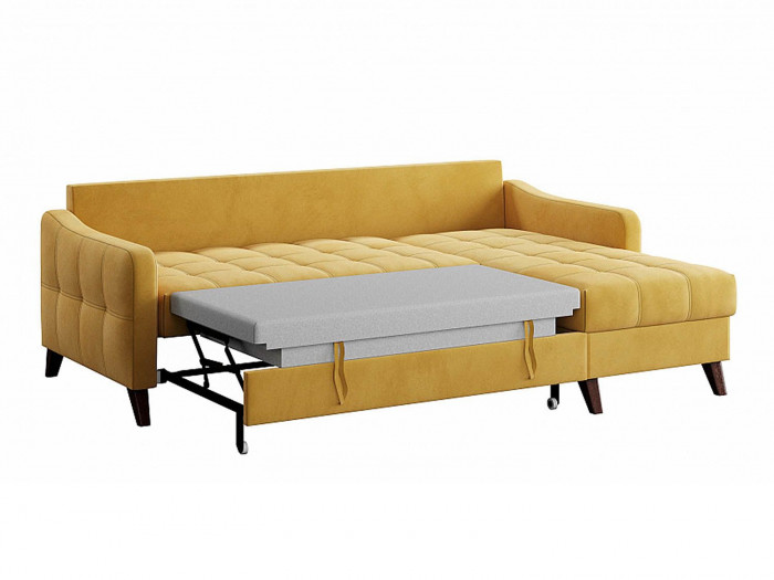 Диван угловой Римини-1 Ультра Мустард