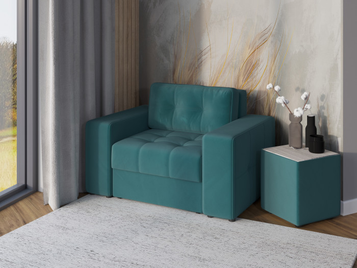 Кресло-кровать Верден, Бирюза