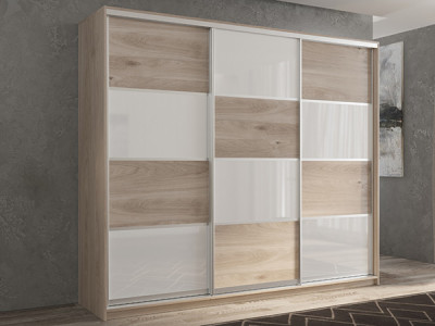 Шкаф-купе Кааппи 14 Кастелло Серый 210х45х230 см