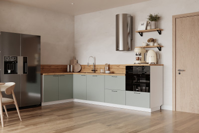 КГ Угловой 1500х2850 (с пм) Эмаль, Олива  Арника РМ в.3