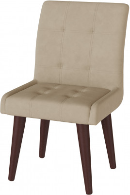 Стул Гира бежевый (махагон)