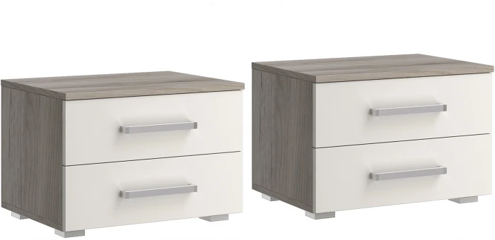 Модульная спальня Фиеста NEW, набор 2, Крафт серый/Кашемир