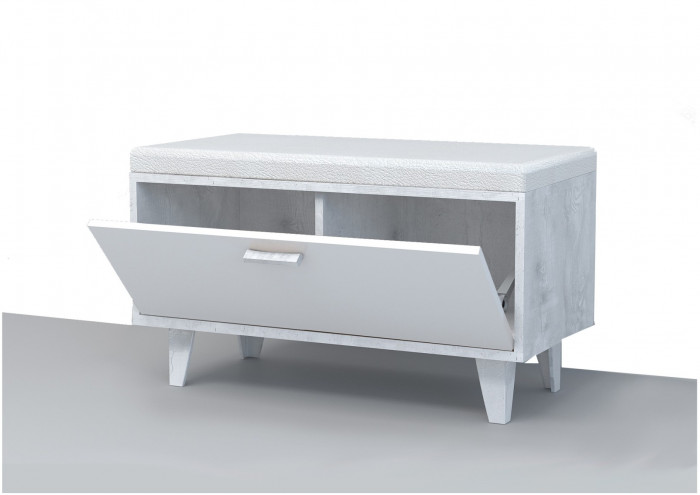 Эго Обувница ОБ-1 НГ (Камень Темный/Бетон Светлый)