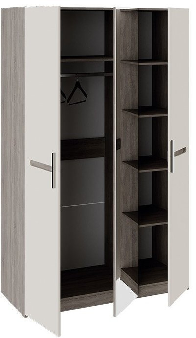 Фьюжн ТД-260.07.43 Шкаф комбинированный (с 3 дверями) (Бежевый, Дуб Сонома трюфель)