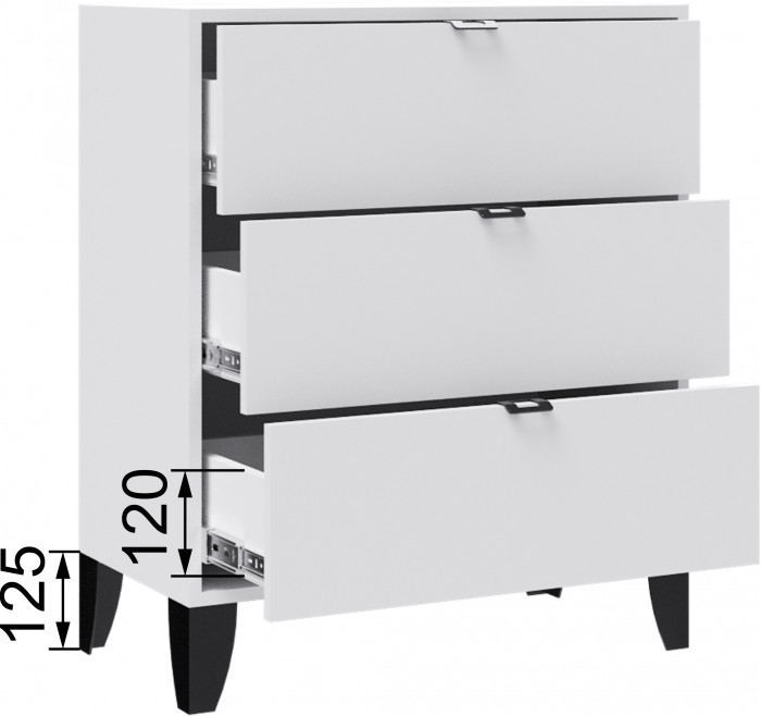 Гира Комод ГК-1 белый