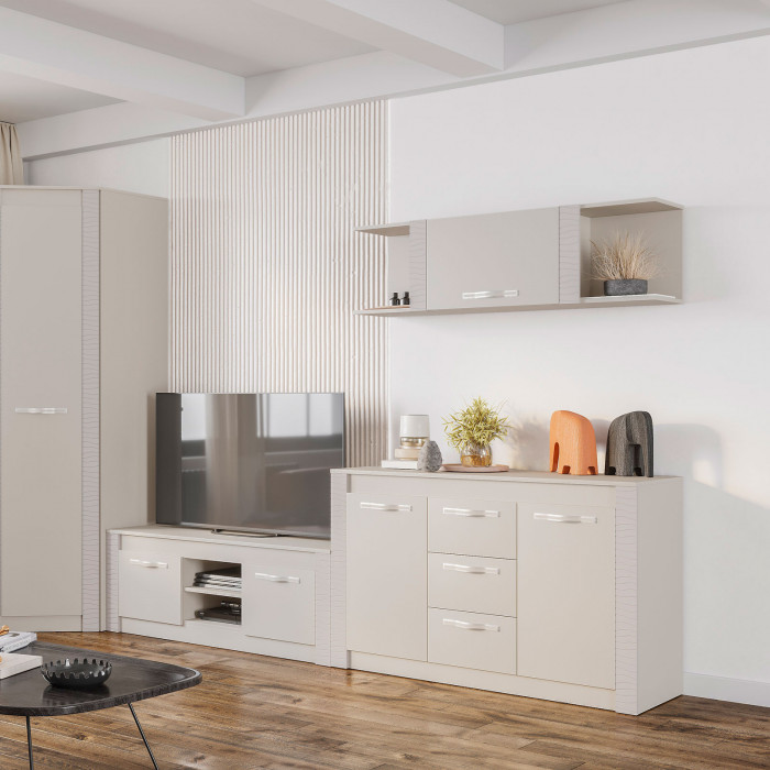 "Монако" АН-07 ясень белый/Ф12