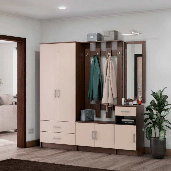 ЗР-201 Машенька ЛДСП зеркало (400*1120*20) венге/дуб белфорт