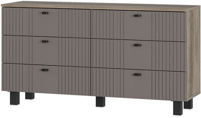 &quot;Олива&quot; КМ-04 комод Дуб каньон/MF14 Муссон софт