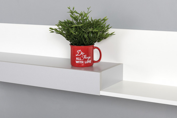 Торонто Компоновка № 23, цвет белый шагрень/стальной серый, ШхГхВ 234х84,4х149,7 см., сп. м. 800х1900 мм., б/м, основание есть, универсальная сборка