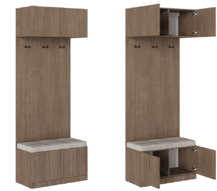 Модульная прихожая Кантри, композиция 2