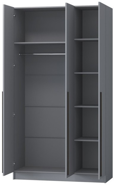 Шкаф Бастион ЛДСП 1,2 (графит)