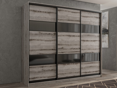 Шкаф-купе Кааппи 7 Эвок Окаменелый 190х60х230 см