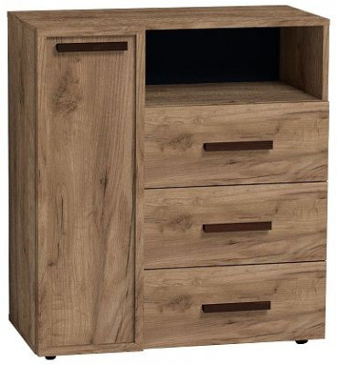 Тумба для обуви высокая Nature 89, дуб табачный