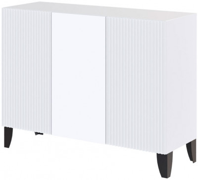 Гостиная Сириния Комод белый/МДФ белый снег