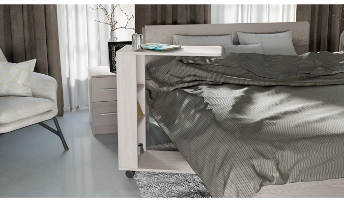 Стол журнальный тип 14 (Дуб Крафт Белый)