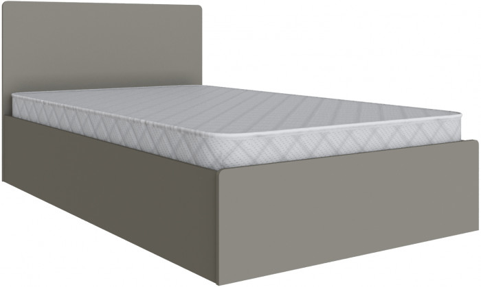 Кровать 120х200 Мадрид с настилом ДСП (МД-1), Мокко