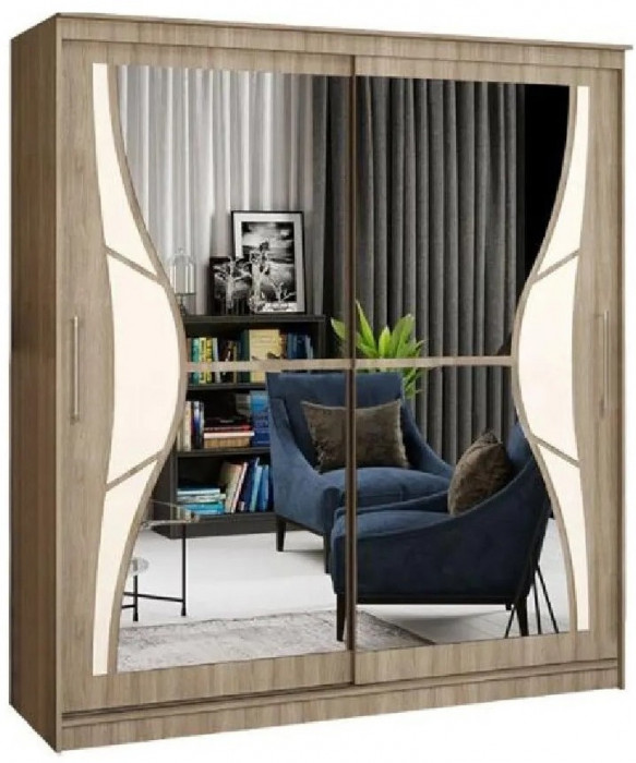 Шкаф-купе Элегант 1 2000 (Дуб Сонома)