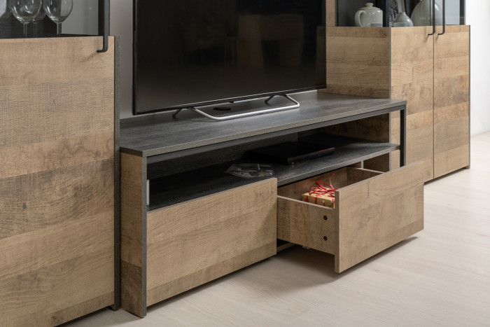 Трувор Гостиная 067, дуб гранж песочный/интра