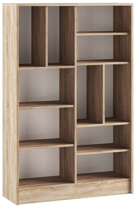 Колибри-лофт Пенал малый дуб сонома/ателье светлое+акрил белый