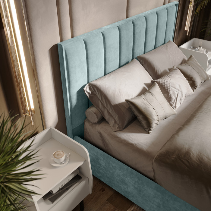 Кровать с подъемным механизмом Мирабель КР-11 (1,4м), Шарли бриз