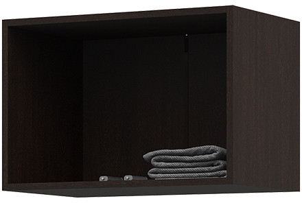 Антресоль 600 Машенька (600х400х380) Фасад БЕЛФОРТ/Корпус ВЕНГЕ