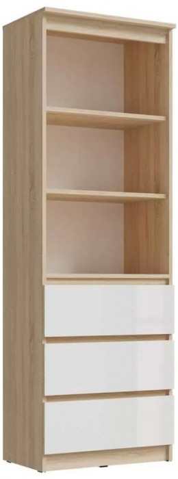 Челси Стеллаж (Белый глянец, Белый)