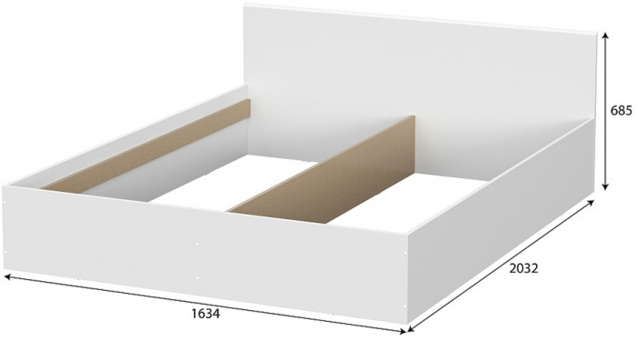 Кровать с основанием 160х200 Токио