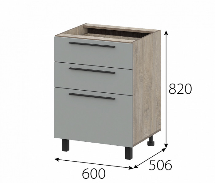 КГ Этна Стол-рабочий 6с3я Софт Грей