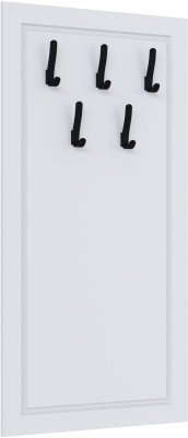 Вешалка 600 Апполия, Белый/Белый дуб