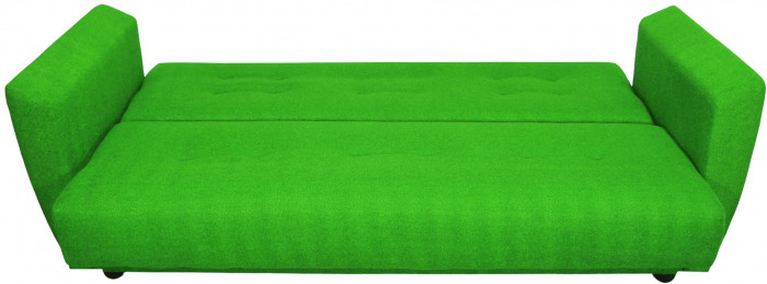 Раскладной диван-кровать, прямой, книжка, цвет зеленый, Лира 120х190