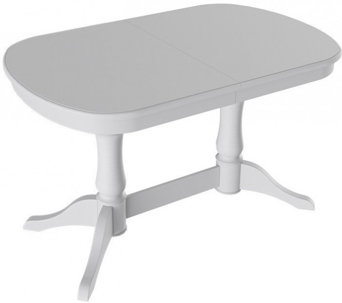 Стол обеденный Валенсия 1,8 (Белый матовый)