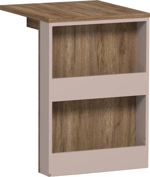 Стол приставной угловой Nature 86, дуб табачный