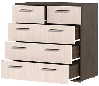 Комод К-5 венге/дуб белфорд