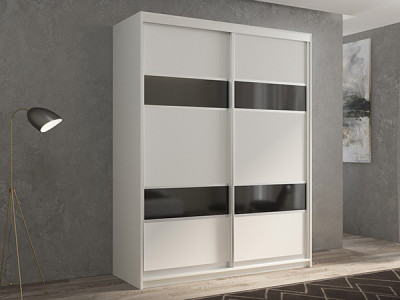 Шкаф-купе Кааппи 7 Белый Бриллиант 140х45х230 см