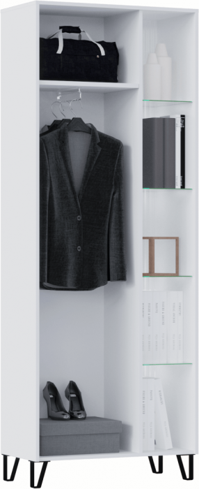 Оливия Шкаф (Глиняный серый, Шарли мокко)